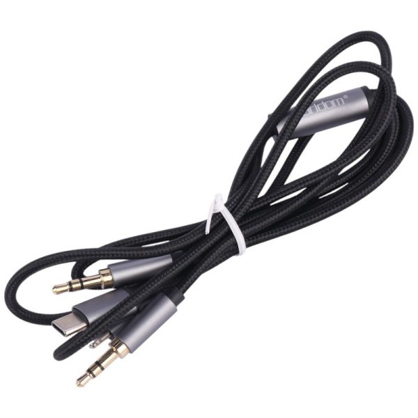 کابل تبدیل Earldom ET-AUX72 AUX To Type-C / Lightning / AUX 1.2m - Image 3