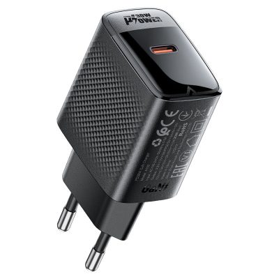 شارژر دیواری Acefast A102 با فناوری GaN، توان 30 وات PD و خروجی USB-C؛ کوچک، سبک و قدرتمند برای شارژ سریع گوشی، تبلت و لپ‌تاپ‌های سبک.