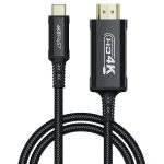 کابل Acefast C1-10 USB-C به HDMI با کیفیت 4K Ultra HD، مناسب اتصال گوشی، لپ‌تاپ و تبلت به تلویزیون، مانیتور و پروژکتور بدون افت کیفیت.