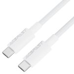 کابل شارژ Acefast C18-03 USB-C به USB-C با توان 60 وات، مناسب شارژ سریع گوشی، تبلت و لپ‌تاپ سبک به همراه انتقال داده پرسرعت.