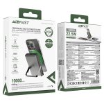 پاوربانک بی‌سیم مغناطیسی ACEFAST M17 ظرفیت 10000mAh با توان 22.5 وات، شارژ سریع، مگنت قوی و طراحی سبک را در یک دستگاه جمع کرده است.