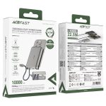 پاوربانک ACEFAST M18 ظرفیت 10000mAh با توان 22.5 وات، شارژ سریع، شارژ بی‌سیم MagSafe و طراحی سبک را در یک دستگاه جمع کرده است.