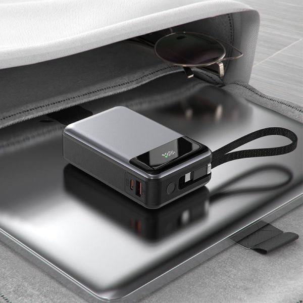 پاوربانک ACEFAST M21 ظرفیت 20000mAh با PD65W، شارژ سریع و همزمان چند دستگاه، طراحی مقاوم و نمایشگر دیجیتال، گزینه‌ای ایده‌آل برای سفر و استفاده روزمره است.