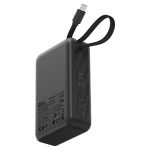 پاوربانک ACEFAST M21 ظرفیت 20000mAh با PD65W، شارژ سریع و همزمان چند دستگاه، طراحی مقاوم و نمایشگر دیجیتال، گزینه‌ای ایده‌آل برای سفر و استفاده روزمره است.
