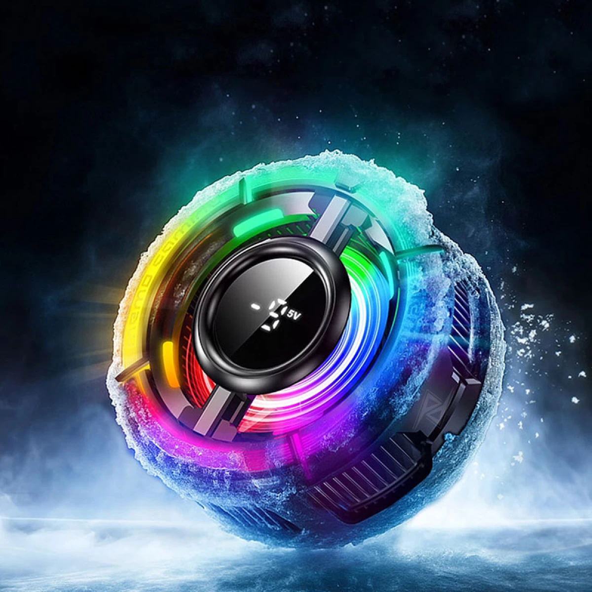 فن خنککننده Memo CX15 فن خنککننده Memo CX15 با خنککنندگی توربو و نورپردازی RGB، بهترین گزینه برای گیمرهایی که بازی بدون داغ شدن گوشی میخواهند.