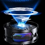 فن خنککننده Memo CX15 با خنککنندگی توربو و نورپردازی RGB، بهترین گزینه برای گیمرهایی که بازی بدون داغ شدن گوشی میخواهند.