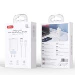 شارژر دیواری 120 وات ایکس او L164 3A + کابل تایپ سی - Image 3