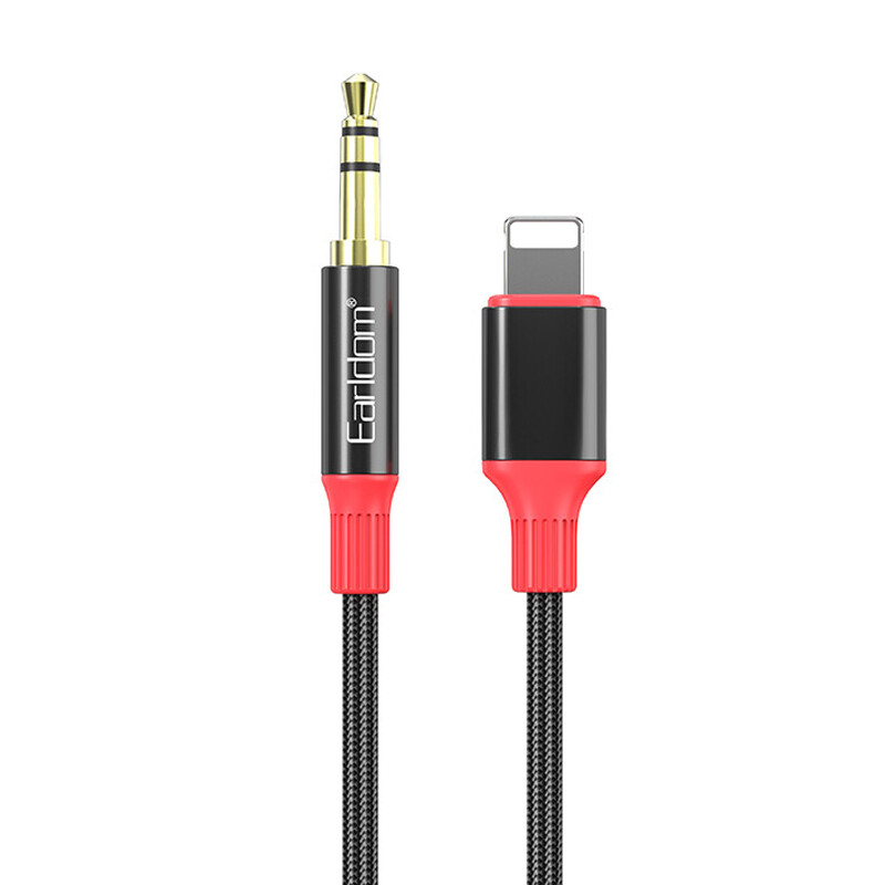 1763539704_7h5qlhldi کابل تبدیل Lightning به AUX ارلدام AUX76L - Image 1